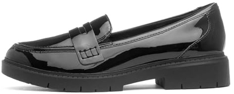 Clarks Westlynn Ayla Womens Black Patent Loafer