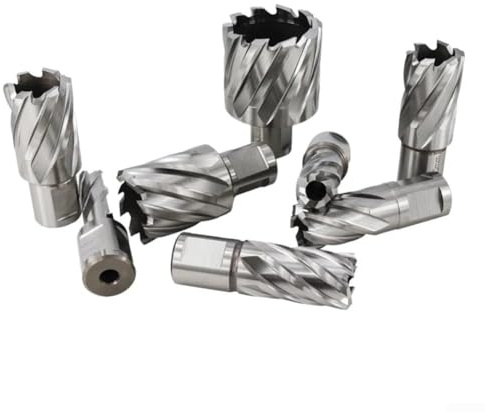 Ringschneider HSS für magnetische Bohrmaschinen mit 3/4-Zoll-Schaft für tiefe Schnitte bis zu 35 mm (12 × 30 mm)