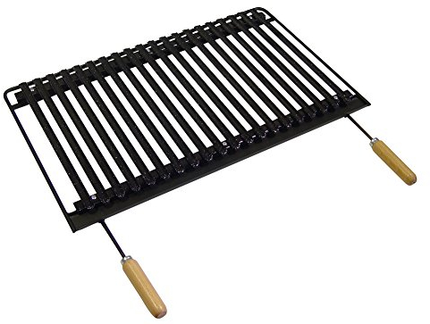 Imex El Zorro 71713 - Parrilla esmaltada, 41 x 54 x 2.7 cm, Color Negro