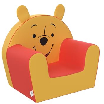 Disney Winnie Puuh Kindersessel aus Schaumstoff mit abnehmbarem Bezug