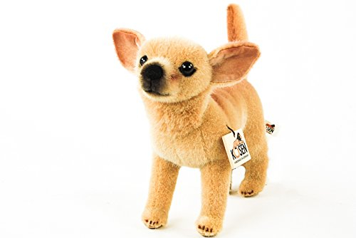 Teddys Rothenburg Stofftier Chihuahua stehend beige 27 cm Stoffhund 7160 Kösen