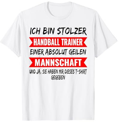 Handball-Trainer T-shirt Geschenk für Handballtrainer Tshirt T-Shirt