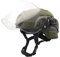 Tactical Area Mich 2000 Quick Helm mit NVG Halterung und Schutzbrille für Erwachsene Paintballspieler
