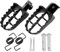 ANCLLO Repose-pieds en aluminium de 8 mm pour moto tout-terrain Taotao, motocross, MX, PW50, PW80, TTR90 50 / 70 / 90 / 110 / 125 cm³