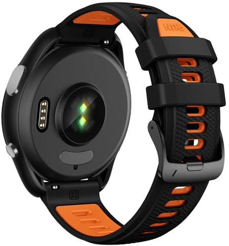 ANBEST Compatibile con Forerunner 255/Vivoactive 4/Venu2 Cinturino, 22mm Silicone Sports Bracciale Sostituito per Gear S3/Galaxy Watch 3 45mm/Huawei GT 46mm Cinturino per Donna e Uomo