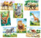 alles-meine.de GmbH 7 Stück: Mini Puzzle/Minipuzzle 24 Teile - Tiere/Zootiere - für Kinder Kinderpuzzle Minipuzzles Giraffe Löwe AFFE Zebra Zoo Tier Afrika