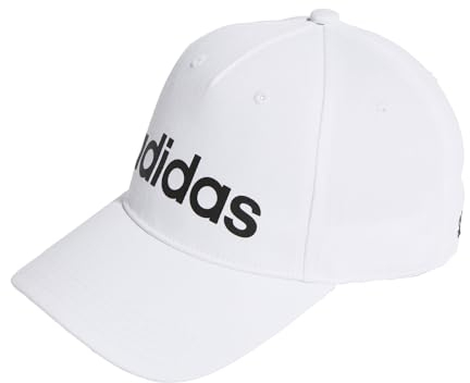 adidas Unisex - Adulto DAILY CAP, White/Black/Black, XS