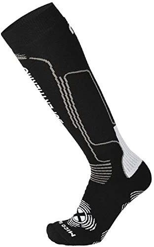 MICO Ski Heavy Weight SuperThermo Primaloft Merino, Schwarz , 44-46