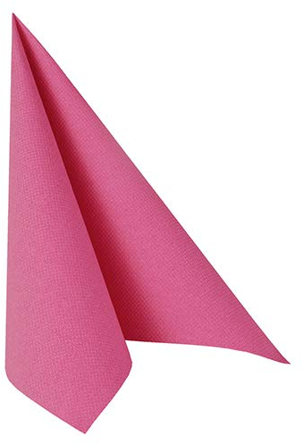 Servietten einfarbig uni 40 x 40 cm Stoffoptik bunt viele Farben Großpackung hochwertig Premium Servietten, Farbe:Pink, Stück:250 Stück