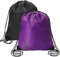 Sliverdew Rucksack mit Kordelzug, Schwarz, für Fitnessstudio, Großpackung, Sack, Großpackung, Rucksack, schwarz/violett, 40 × 35cm, Rucksack mit Kordelzug