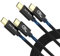 ULT-WIIQ 240W USB C to USB C Cable 2 Pack, 10Gbps Data Tarnsfer USB C 3.1 Cable 5A Fast Charging Type C to Type C Cord Compatible with iPhone 15, Galaxy S23, MacBook Pro, iPad Pro 2022, SSD