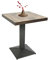 Willonin Bistrotisch, Kaffeetisch, Esstisch, Bar, Abendessen, Mahlzeiten, Restaurant, Haus, Innenbereich, Esstisch, quadratisch, MDF, maximale Belastung 120 kg, 60 x 60 x 75 cm (klassisch)