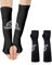 HIOQFR 1 Par Manguitos Voleibol Mujer Mangas para Brazos de Voleibol Muñequeras de Compresión para Voleibol Negro Protector Antebrazo Voleibol con Almohadilla Protectora para Golf,Ciclismo,Baloncesto