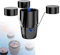 Nettoyeur Automatique de Surface de Piscine Skimmer Flottant, Skimmer à Aspiration 2 en 1 pour Piscines avec 3 Modes de Fontaine, Adapté au Broyeur de Déchets de Bassin avec Une Surface de Piscine