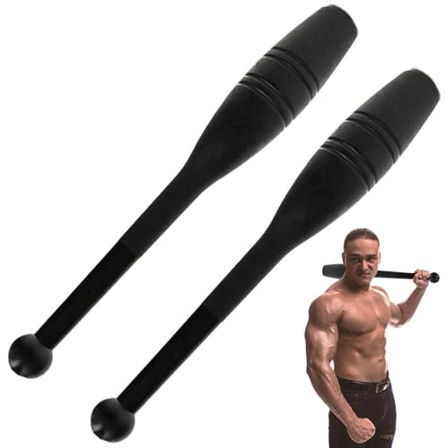 Clubes indios 2 lb Club de ejercicios pesados Macebell Barra de entrenamiento ponderada reutilizable para la rehabilitación de entrenamiento de fuerza mejora el entrenamiento de cuerpo completo, 1