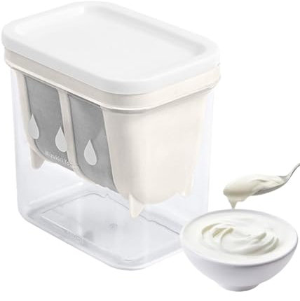 Fravsiu Joghurtbereiter mit Käse, Joghurtbereiter, Joghurtbereiter mit großer Kapazität | Lebensmittelsieb mit feinmaschigem Netz, wiederverwendbares Küchenwerkzeug für dicken Joghurt, Kefirbeeren