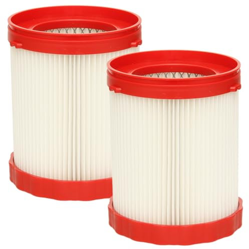 Kodahome VF320H Lot de 2 filtres HEPA de rechange, compatibles avec aspirateur sec/humide professionnel Bosch GAS18V-3N 18 V 9,8 l