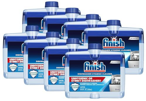 4 x Finish Dishwasher Machine Cleaner Original Twin Pack 250ml