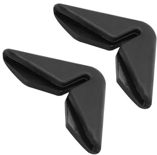 INFINAUTO 2pcs Black Universal Auto Car Side Door Edge Corner Guard Protector Stylish Design