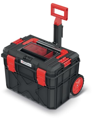 Kistenberg KXBA604045-S411 Tool Trolley 40 x Block Aluminium Log, Black
