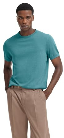 bugatti Herren Strick-Shirt Kurzarm 7200-75522C | Baumwolle, modern, elegant, Freizeit, Sommer, leicht