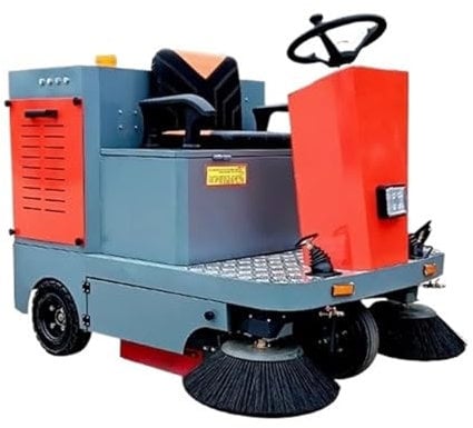 Walk Behind Manual Push Floor Sweeper Driving Electric Sweeper, Factory Workshop, Property, Environmental Sanitation,Collection, Small Industrial Sweeper Industrial sweeping machine