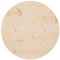 Higsose Tischplatte Esstisch 50x2,5 cm Runde Ersatztischplatte Couchtischplatte Restaurants Schreibtischplatte Home Beistelltisch Holzplatte Cafes Braun Massives Kiefernholz