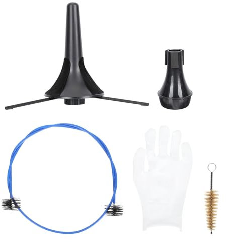 JOINPAYA Trompetenreinigungsset Mit Ventilbürste Trompetenbürste Und Flexibler Schlangenbürste Für Effektive Und Wartung Des Blasinstruments