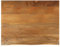 Myheimly Tischplatte, Holzplatte mit Baumkante, Massivholzplatte für Esstisch Couchtisch, Ersatztischplatte, Eiche,massives Mangoholz,100 x 80 x 2.5 cm
