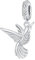 BIZK Kolibri Charm Anhänger für Armband 925 Sterling Silber Charm Bead Pendant für Europäische Armbänder und Halsketten