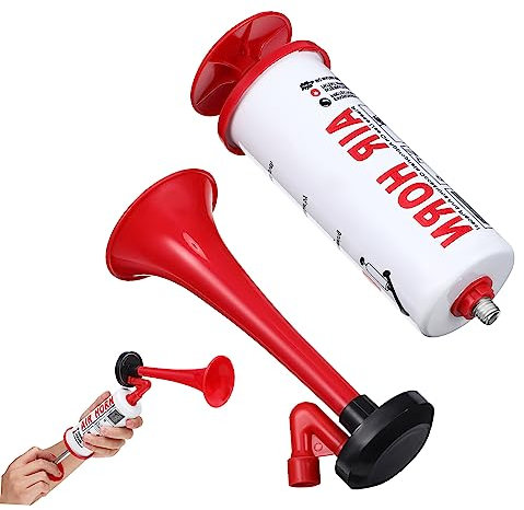 Didiseaon Drucklufthorn Handluftpumpe Warnhorn Für Boote Motorräder Tragbar Blashörner Lärmmacher Kleine