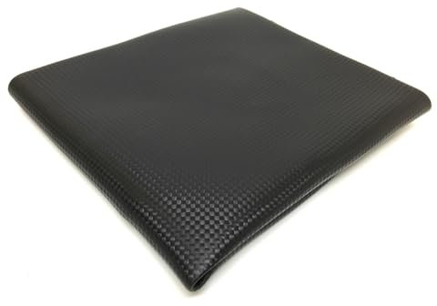 Sitzbankbezug Carbon Schwarz passend für Derbi Senda X-Treme, Senda Race, Aprilia SX, RX, Gilera SMT, RCR – robuster Bezug aus Kunstleder für Sitzbank Tuning und Reparatur