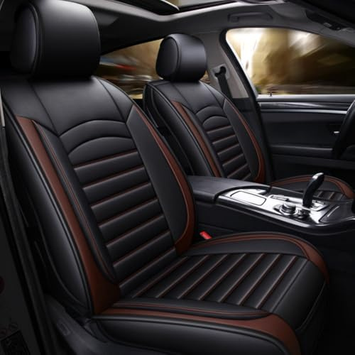 JoyRozTek Autositzbezüge Für BMW X1 X2 X3 X4 X5 X5M X6 | PU Leder Komplettset Auto-Schonbezüge, Airbag-freundlich, Autositzbezug Set