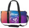 Personalisierte Tanztasche, Turnbeutel für Mädchen, leuchtend abstrakt, mehrfarbig, individuelle Sporttasche, Wochenendtasche, Reisetasche, Gymnastik, Farbe 14, Reisetasche