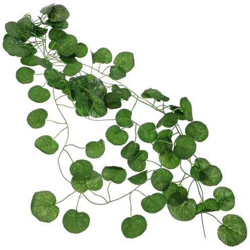 Alasum Plante Artificielle pour Enclos de Reptiles et Aquarium Vigne en Plastique Décoration Suspendue pour Gecko Lézard Tortue et Serpent Accessoire d'Aménagement Paysager Intérieur