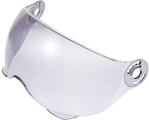 VINTORKY Visiera per Casco da Moto Lente Antigraffio Trasparente Scudo Protettivo per Casco Estivo 9.84X5.31X4.53In