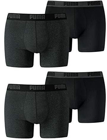 PUMA Boxershort Basic 4er Pack, Meerkleurig, M