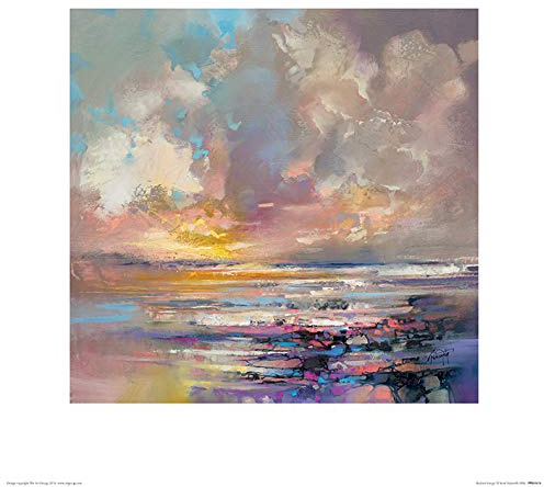 The Art Group Scott Naismith (Radiant Energy) -Art Print 40 x 40cm, Paper, Multicoloured, 40 x 40 x 1.3 cm