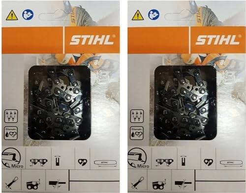 STIHL 26RM3-74 Oilomatic Rapid Micro - Cadena de sierra 3, 45,7 cm, paquete de 2