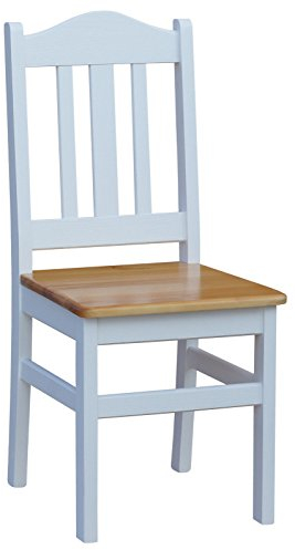 k koma Stuhl MASSIV Kiefer Holz -NEU weiß Honig Landhausstil MASSIVHOLZ (Alder)