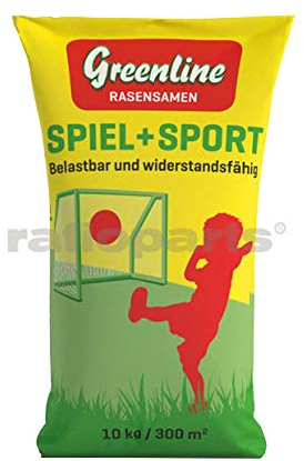 GREENLINE Saatgut Spiel u. Sport 10Kg Grassamen Rasensamen