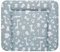 Set ALVI Wickelauflage Wiko Kuschel mit Stoffwindel Blaubär/geeignet für schwedische Kommoden/weiche Thermovliesfüllung/abwaschbarer Folienbezug - 69x69 cm