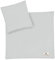 Julius Zöllner Musselin Kinderbettwäsche 80x80 + 35x40 cm | 2-teiliges Set aus Deckenbezug und Kissenbezug aus 100% Baumwollmusselin | Oeko-TEX Standard 100 | grau