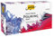 KREUL 87230 - SOLO GOYA Ready Mixed Pouring Set, vorgemischte Pouring Acrylfarbe, 6 Flaschen á 80 ml in weiß, karminrot, magenta, kobaltblau, schwarz und saphirblau, für Gieß- und Fließtechniken