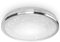 B.K.Licht - LED Deckenlampe mit Sternenhimmel, neutralweiße Lichtfarbe, 15 Watt, 1500 Lumen, Deckenleuchte, LED Lampe, Wohnzimmerlampe, Schlafzimmerlampe, Küchenlampe, 38x7 cm, Chrom