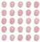NCB 200pcs 4mm Rose Quartz Loose Beads for Jewelry Making, Natural Semi Precious Beads Round Smooth Gemstones Spacer Beads Charms for Necklaces Bracelets (Rose Quartz, 4mm 200Beads)