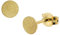 trendor Damen-Ohrringe 333 / 8K Gold Eismatt Ohrstecker ⌀ 5 mm Ohrschmuck aus Echtgold für Frauen, zauberhafte Geschenkidee, 51029