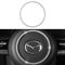 BLINGOOSE für Mazda 3 Zubehör 6 CX-3 CX-5 MX-5 Auto Accessoires Lenkrad Emblem Ring Cover Aufkleber Trim Pkw Innenraum Dekoration Zink Legierung Kristall 1 Stücke