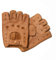 Hand Gewand by Weikert Exklusive Auto-Handschuhe aus Peccary Leder, fingerlos, handgenäht, Autofahrerhandschuhe Pekari, Herren und Damen (10, Cork)