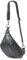 SH Leder ® echt Leder Hüfttasche Damen Herren Unisex Gürteltasche für Festival Reise Bauchtasche mittelgroße Crossbody Bag Frauen Ledertasche 32x17cm Marie G528 (Anthrazit Metallic)